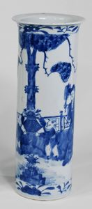 Image of Trumpet vase with Confucian theme