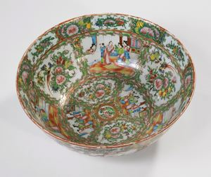 Image of “Rose Mandarin” Punch Bowl