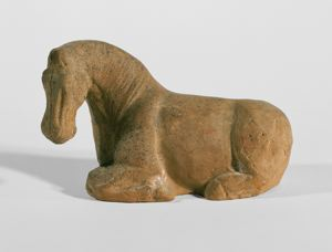 Image of Recumbent horse