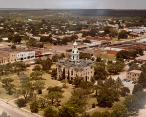 Image of Aerial View of Courthouse from S.E. Corner