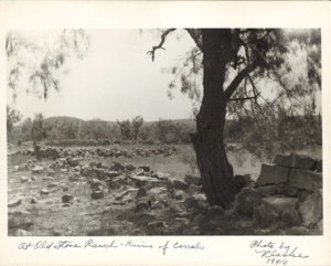 Image of At Old Stone Ranch - Ruins of Corrals