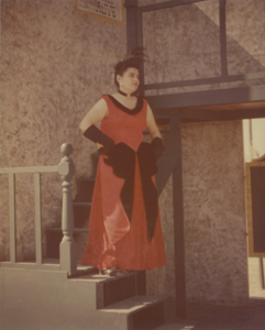 Image of Fandangle Costume - Alexene Rodriguez Garlitz on Steps