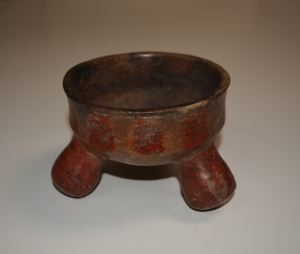 Image of Tripod Bowl with Knob Feet