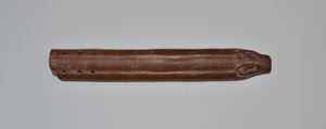 Image of Flute, Double-Barreled w/ Serpent Head Mouthpiece