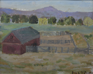 Image of Untitled (barn)  painted at age 9