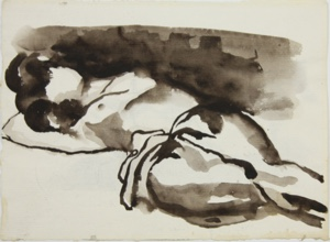 Image of Untitled (Reclining Female Nude)