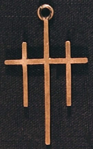 Image of Three Cross Pendant 