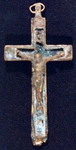 Image of Latin Cross with Crucifix Pendant  