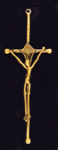 Image of Latin Cross with Crucifix Pendant  