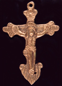 Image of Latin Cross with Crucifix Pendant  