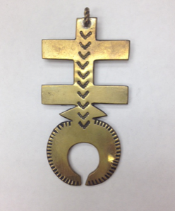 Image of Patriarchal Cross with Crescent Pendant  