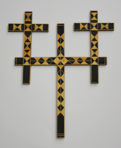 Image of Latin Three Cross Wall Hanging 