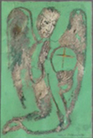 Image of Kneeling Angel with Cross  