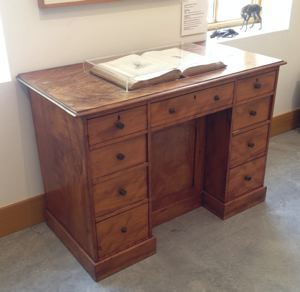 Image of Desk, Sallie Reynolds Matthews' Writing