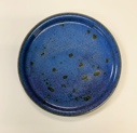 Image of Plate  (cobalt blue)