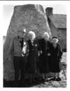 Image of Watt, Sallie, Lucile and Ethel at Stone Marker