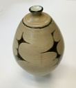 Image of Jar  (tall with brown motif)