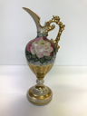 Image of Pitcher, small ornate w/ gold handle