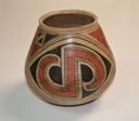 Image of Ramos Polychrome jar with opposed club shape design