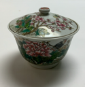 Image of Lidded Bowl with Birds and Flowers