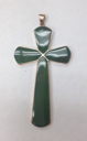 Image of Latin Jade Cross Pendant 