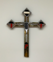 Image of Cross with Skull and Lightning 